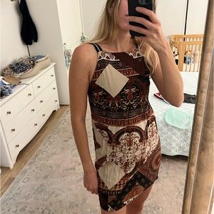 Mini Print Dress